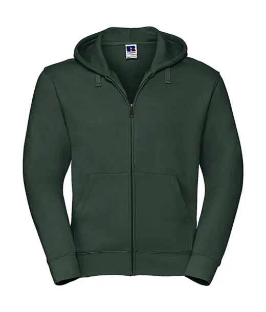  Men's Authentic Zipped Hood - Russell  Bottle Green