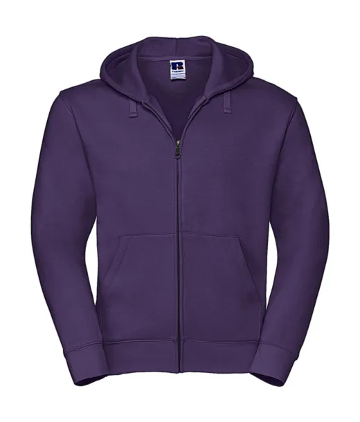  Muški hoodie s patentnim zatvaračem, 280 g/m² - Russell  Ljubičasta