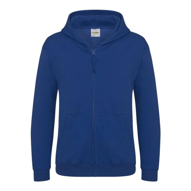  Dječja hoodie s patentom - 280 g/m² - Just Hoods Kraljevski plava