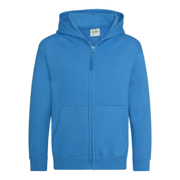  Dječja hoodie s patentom - 280 g/m² - Just Hoods Sapphire Blue