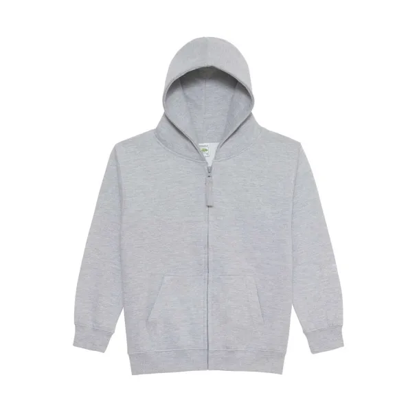  Dječja hoodie s patentom - 280 g/m² - Just Hoods Heather Grey