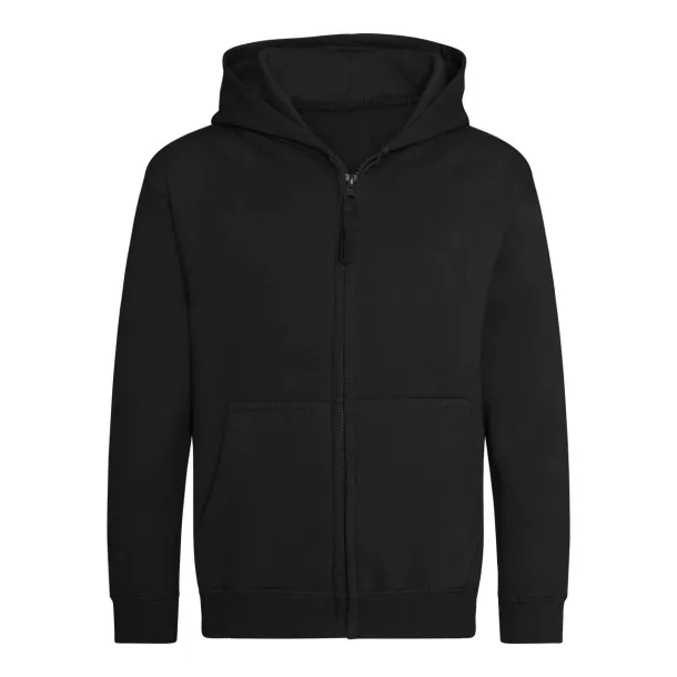  Dječja hoodie s patentom - 280 g/m² - Just Hoods Crna