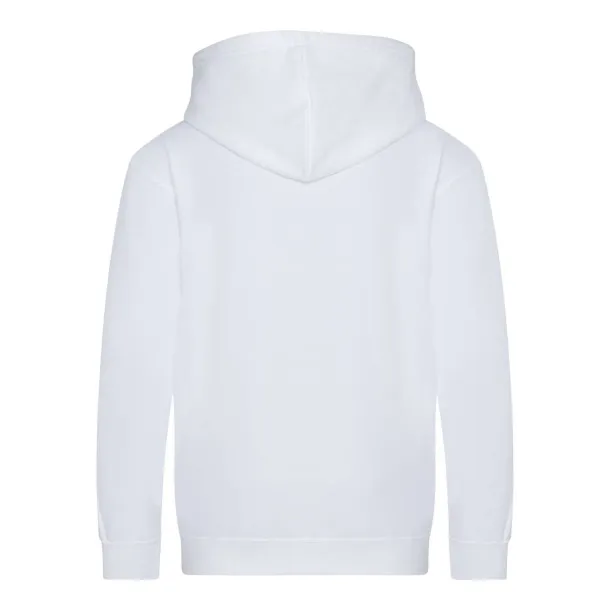  Dječja hoodie s patentom - 280 g/m² - Just Hoods Bijela