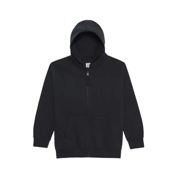  Dječja hoodie s patentom - 280 g/m² - Just Hoods Jet Black