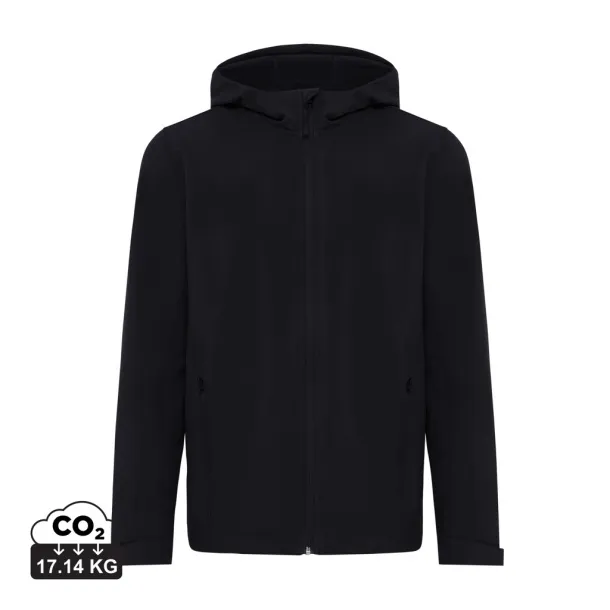  Iqoniq Makalu men recycled polyester soft shell jacket - iqoniq Black 