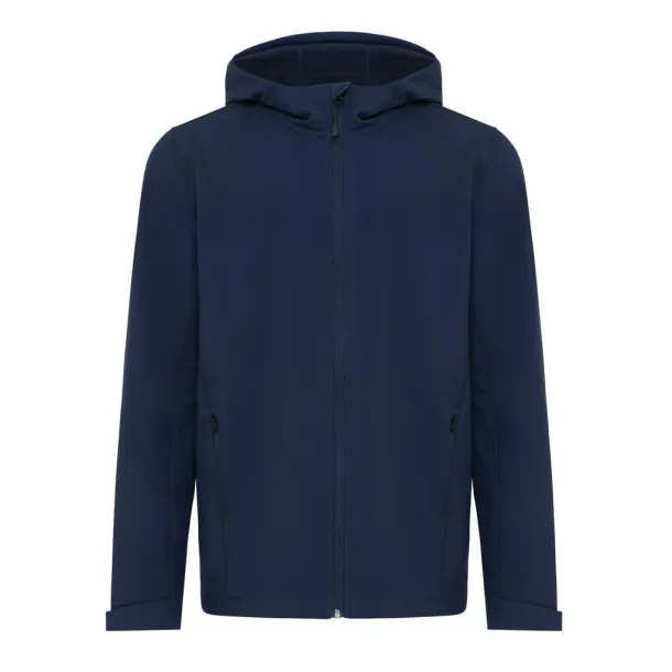  Iqoniq Makalu men recycled polyester soft shell jacket - iqoniq navy