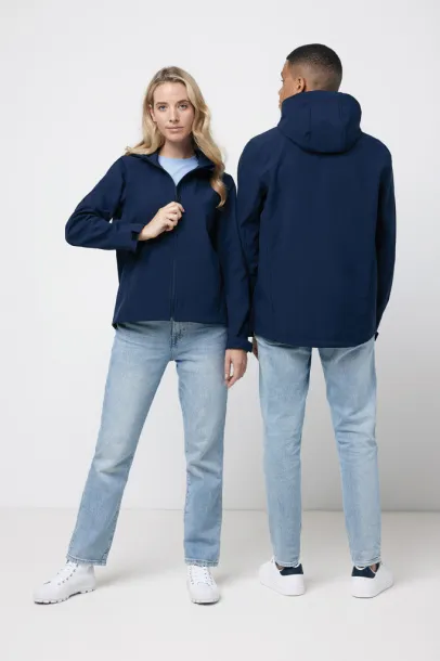  Iqoniq Makalu men recycled polyester soft shell jacket - iqoniq navy