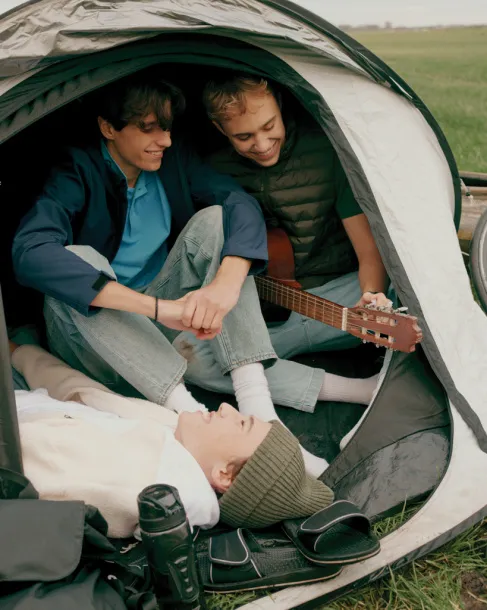  Iqoniq Makalu men recycled polyester soft shell jacket - iqoniq navy