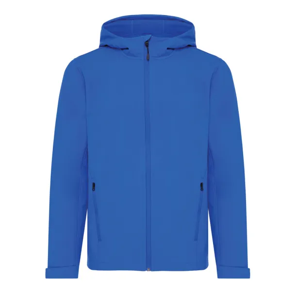  Iqoniq Makalu men recycled polyester soft shell jacket - iqoniq blue 