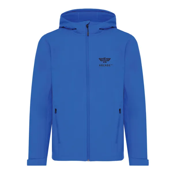  Iqoniq Makalu muška softshell jakna od recikliranog poliestera - iqoniq blue 