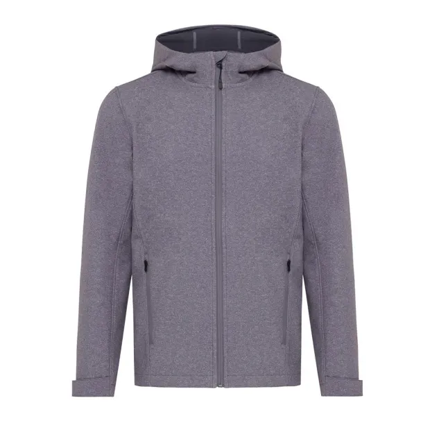  Iqoniq Makalu muška softshell jakna od recikliranog poliestera - iqoniq vulcano heather grey