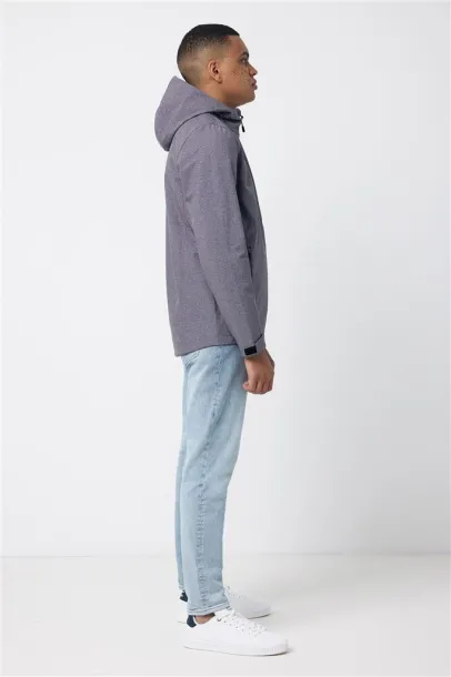  Iqoniq Makalu men recycled polyester soft shell jacket - iqoniq vulcano heather grey