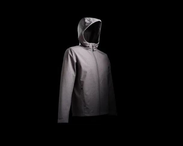  Iqoniq Makalu muška softshell jakna od recikliranog poliestera - iqoniq vulcano heather grey