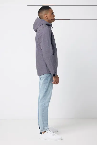  Iqoniq Makalu men recycled polyester soft shell jacket - iqoniq vulcano heather grey