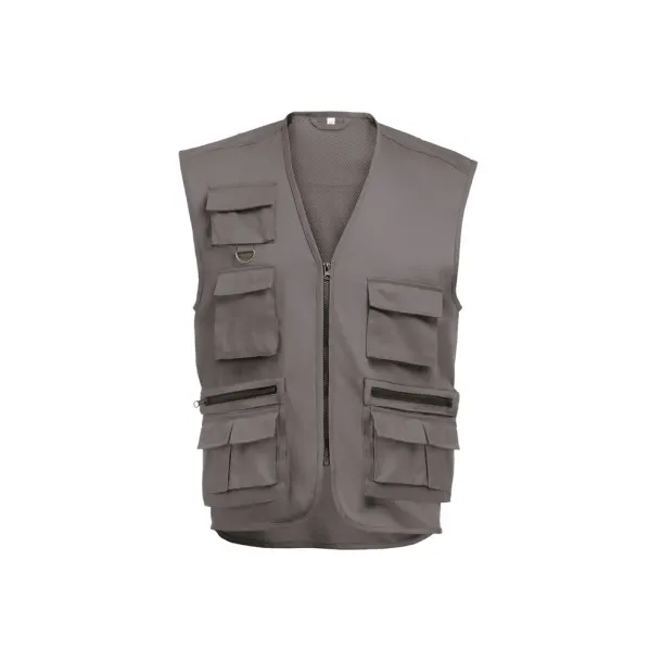 THC PIXEL Multi-pocket body warmer Grey