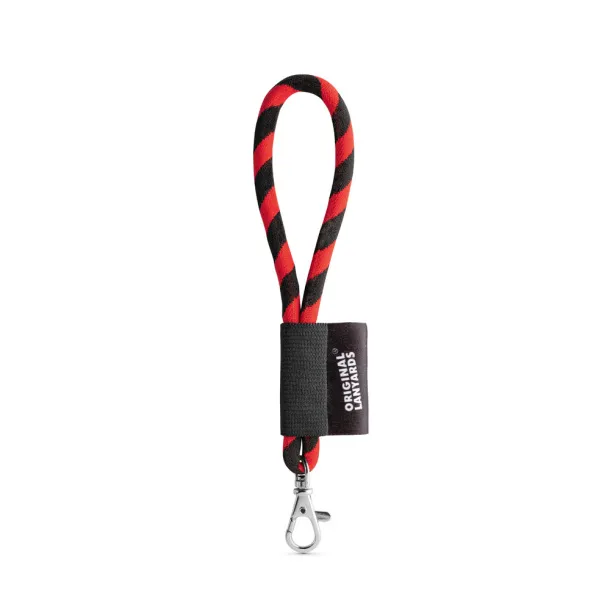  Lanyard Tube Short Set Black Red