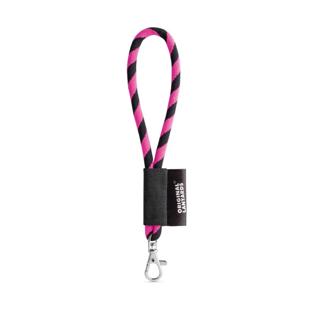  Lanyard Tube Short Set Black Pink