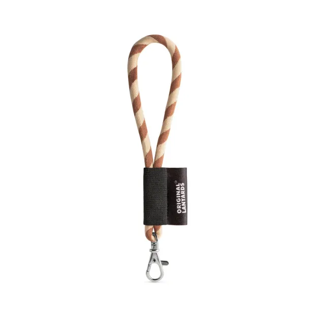  Lanyard Tube Short Set Brown Beige