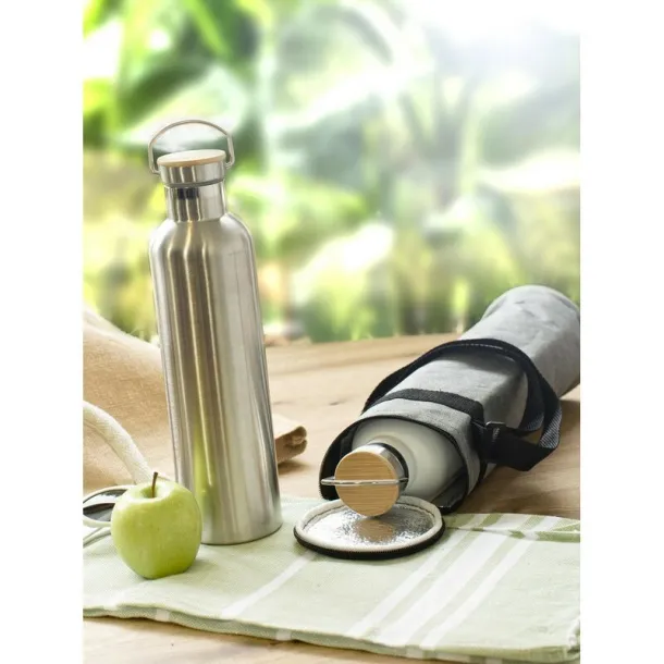  RPET cooler bottle bag, 1500 ml graphite