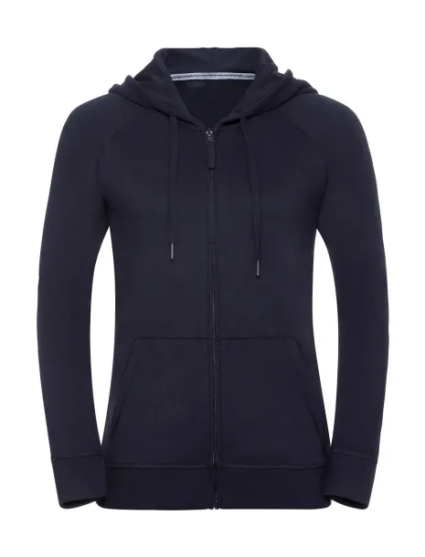  Ženski hoodie s patentnim zatvaračem, 255 g/m² - Russell  French Navy