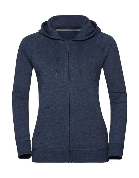  Ženski hoodie s patentnim zatvaračem, 255 g/m² - Russell  Bright Navy Marl