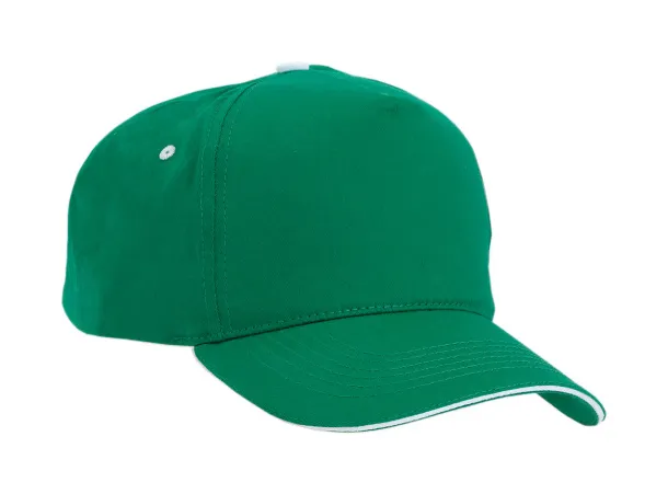 Five baseball cap Green