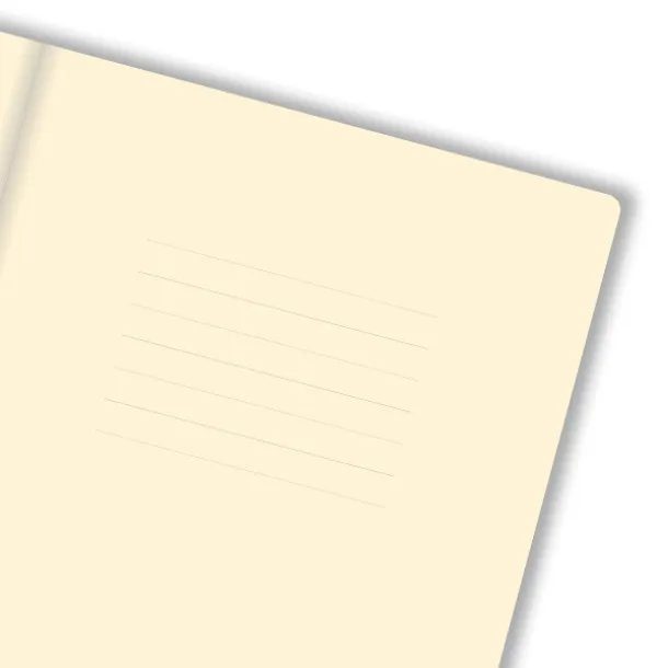 PORTOFINO FLEXY Notes s vodoravnom elastičnom trakom, A6 Crna