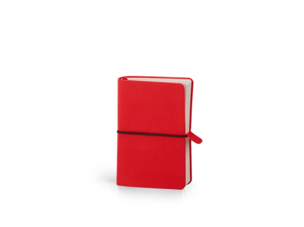 PORTOFINO FLEXY A6 notebook with horizontal elastic band  Red