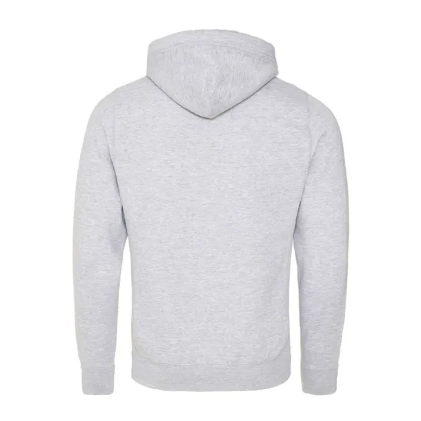  CROSS NECK HOODIE - Just Hoods Heather Grey