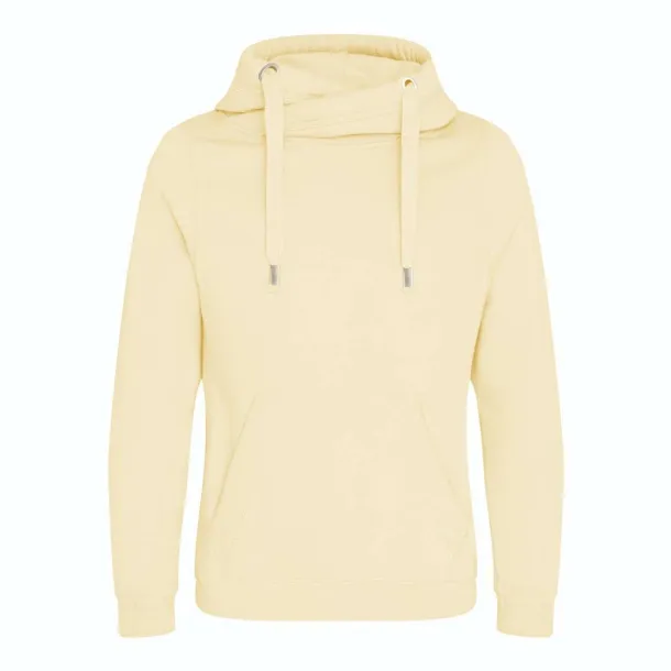  CROSS NECK HOODIE - Just Hoods Vanilla Milkshake