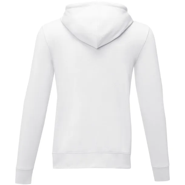 Theron men’s full zip hoodie - Elevate Essentials White