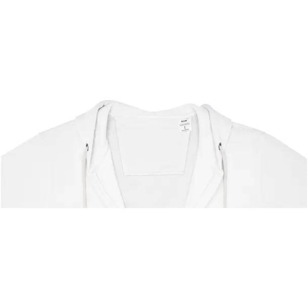 Theron men’s full zip hoodie - Elevate Essentials White