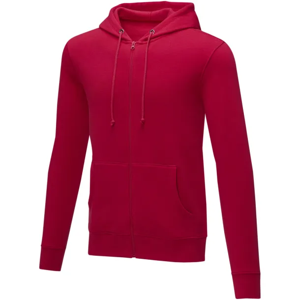 Theron men’s full zip hoodie - Elevate Essentials Red