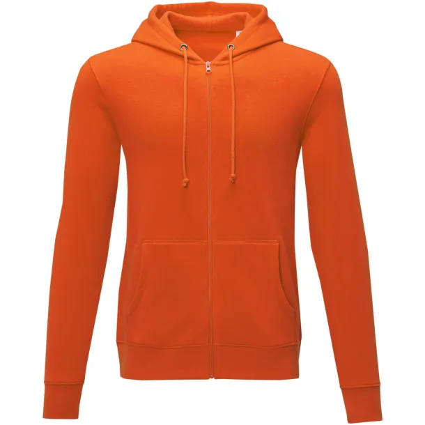 Theron men’s full zip hoodie - Elevate Essentials Orange