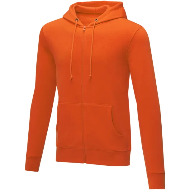 Theron men’s full zip hoodie - Elevate Essentials Orange