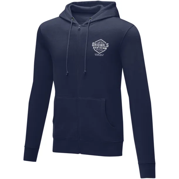 Theron men’s full zip hoodie - Elevate Essentials Navy Blue