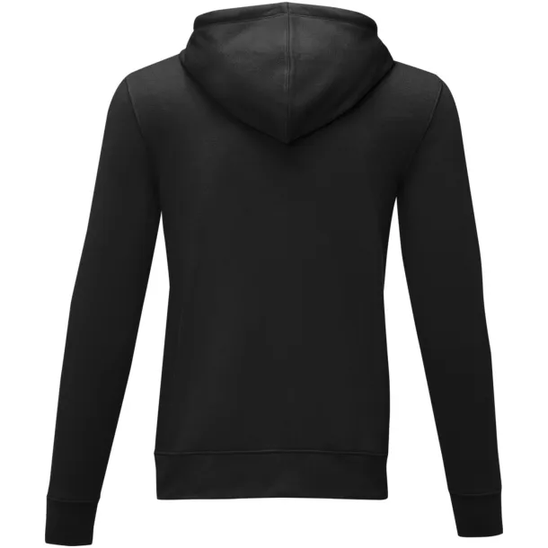 Theron men’s full zip hoodie - Elevate Essentials Solid black