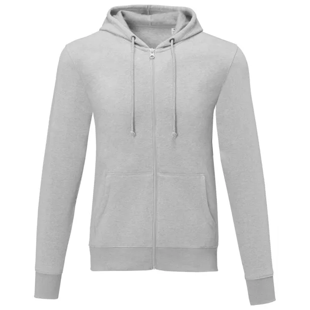 Theron men’s full zip hoodie - Elevate Essentials Heather grey