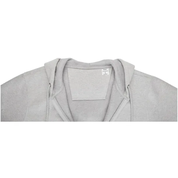 Theron men’s full zip hoodie - Elevate Essentials Heather grey