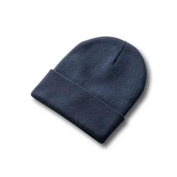 CARL rPET Unisex Beanie Navy Blue