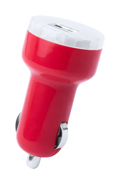 Denom USB car charger Red