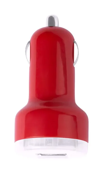 Denom USB car charger Red