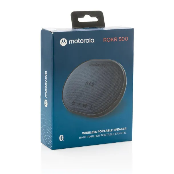 Motorola ROKR 500 zvučnik s bežičnim punjačem 10W Crna