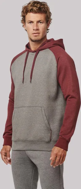  ADULT TWO-TONE HOODED SWEATSHIRT - Proact Siva Sapphire Blue