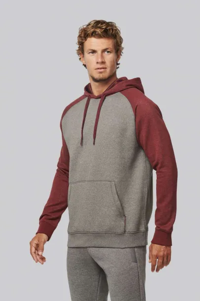  ADULT TWO-TONE HOODED SWEATSHIRT - Proact Siva Sapphire Blue