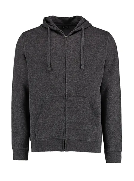  Regular Fit Zipped Hoodie Superwash® 60º - Kustom Kit Dark Grey Marl