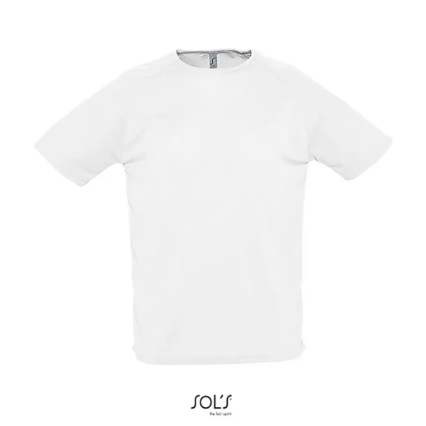 SPORTY MEN TSHIRT-140g White