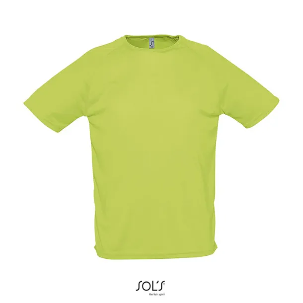 SPORTY MEN TSHIRT-140g Apple Green