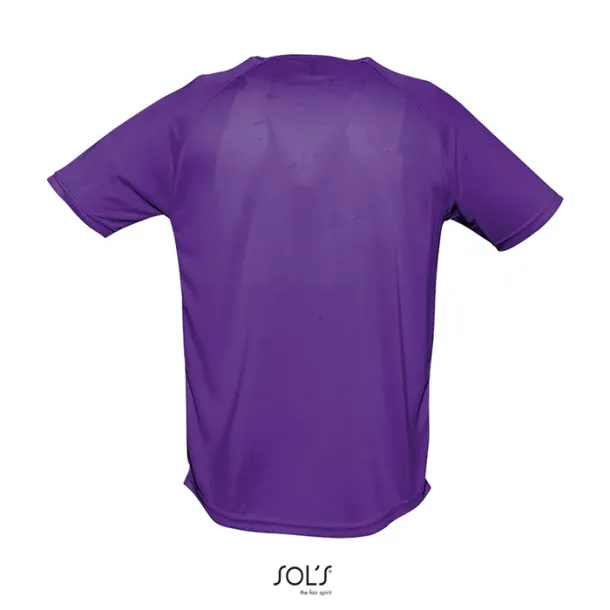 SPORTY MEN TSHIRT-140g Dark purple