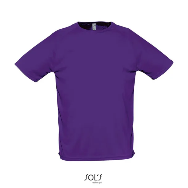 SPORTY MEN TSHIRT-140g Dark purple